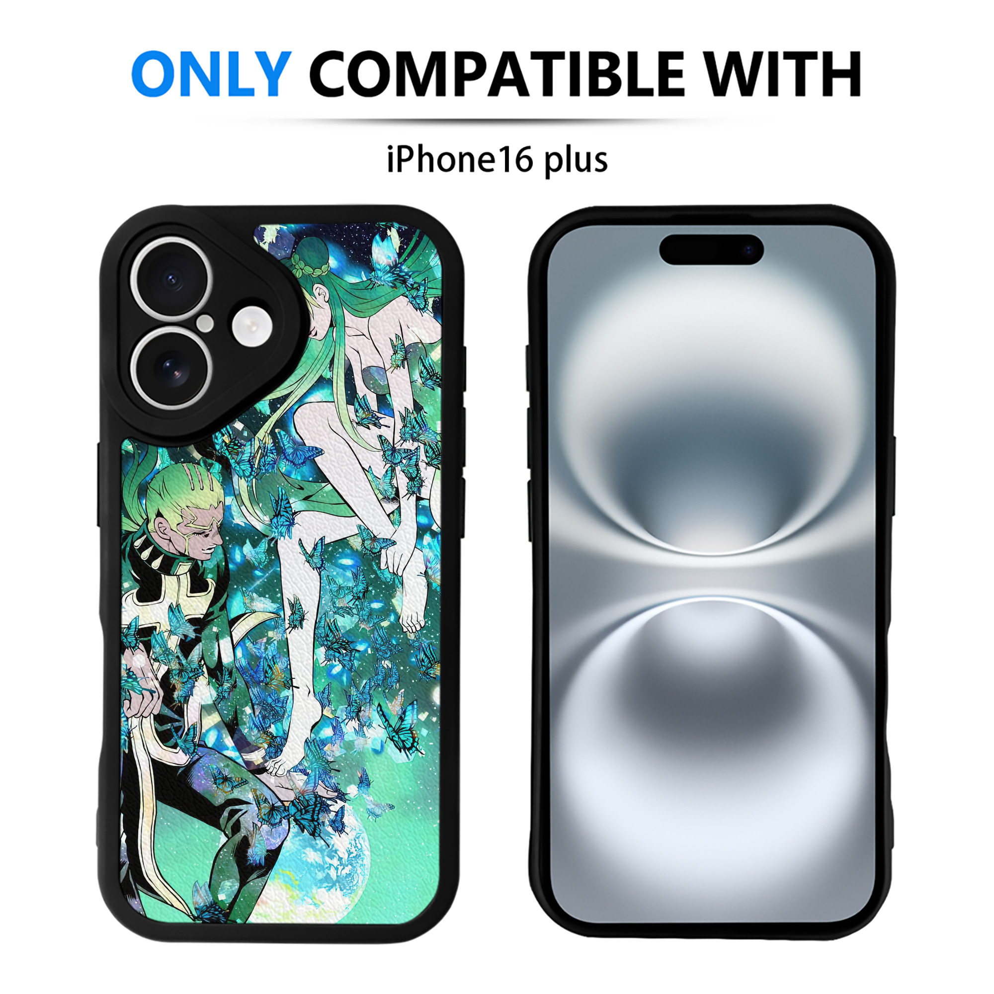（画像用） ジョジョの奇妙な冒険 JoJo's Bizarre Adventure 【iPhone 16シリーズ対応】シリコンスマホケース（レザー調） 材質：シリコン